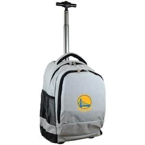 NBA Golden State Warriors 19 in. Gray Wheeled Premium Backpack