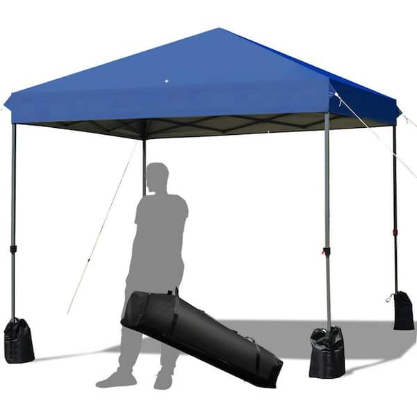 10'x10' Pop Up Canopy Tent EZ Instant Shelter w Wheel Bag & Sand Bags D Model 