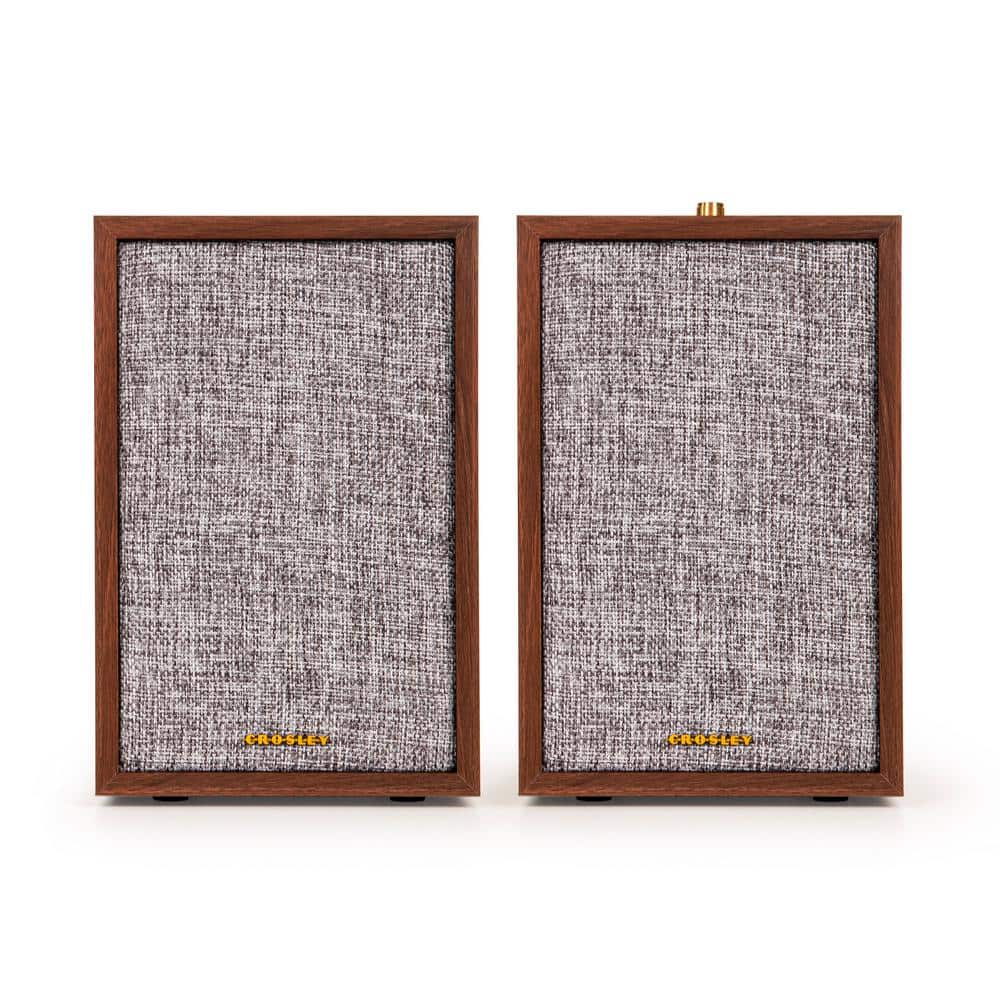 CROSLEY FURNITURE S200 Stereo Powered Speakers S200AWA The Home Depot