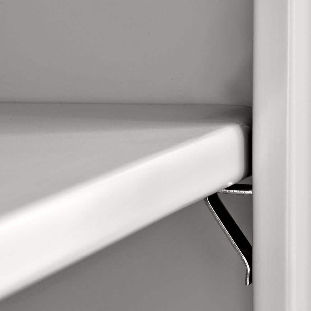 Dove Gray Powder Coated Lockable Steel Base Cabinet
