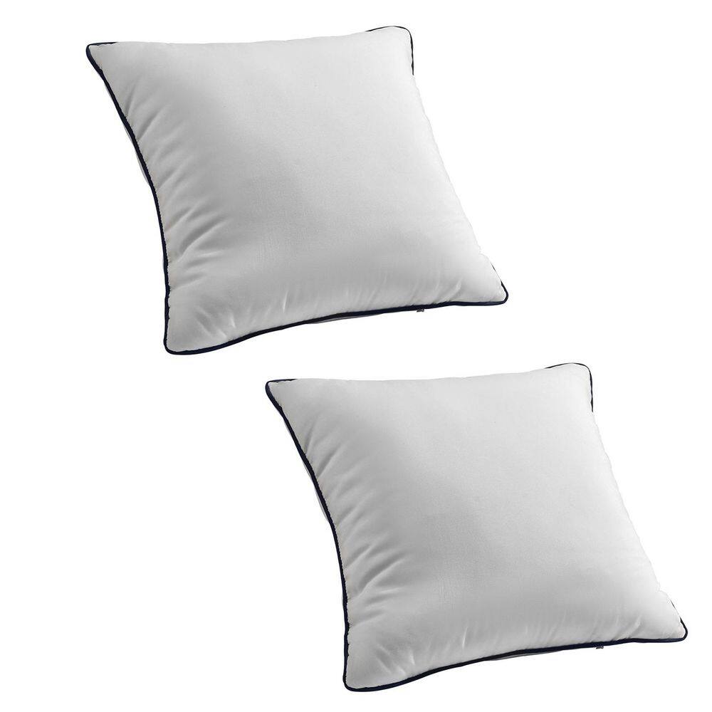 18x18 in. Throw Pillow Inserts Set of 2 Firm and Fluffy Decorative Down Alternative Pillows with Polyester Fiber Square price history on PriceWatchPro