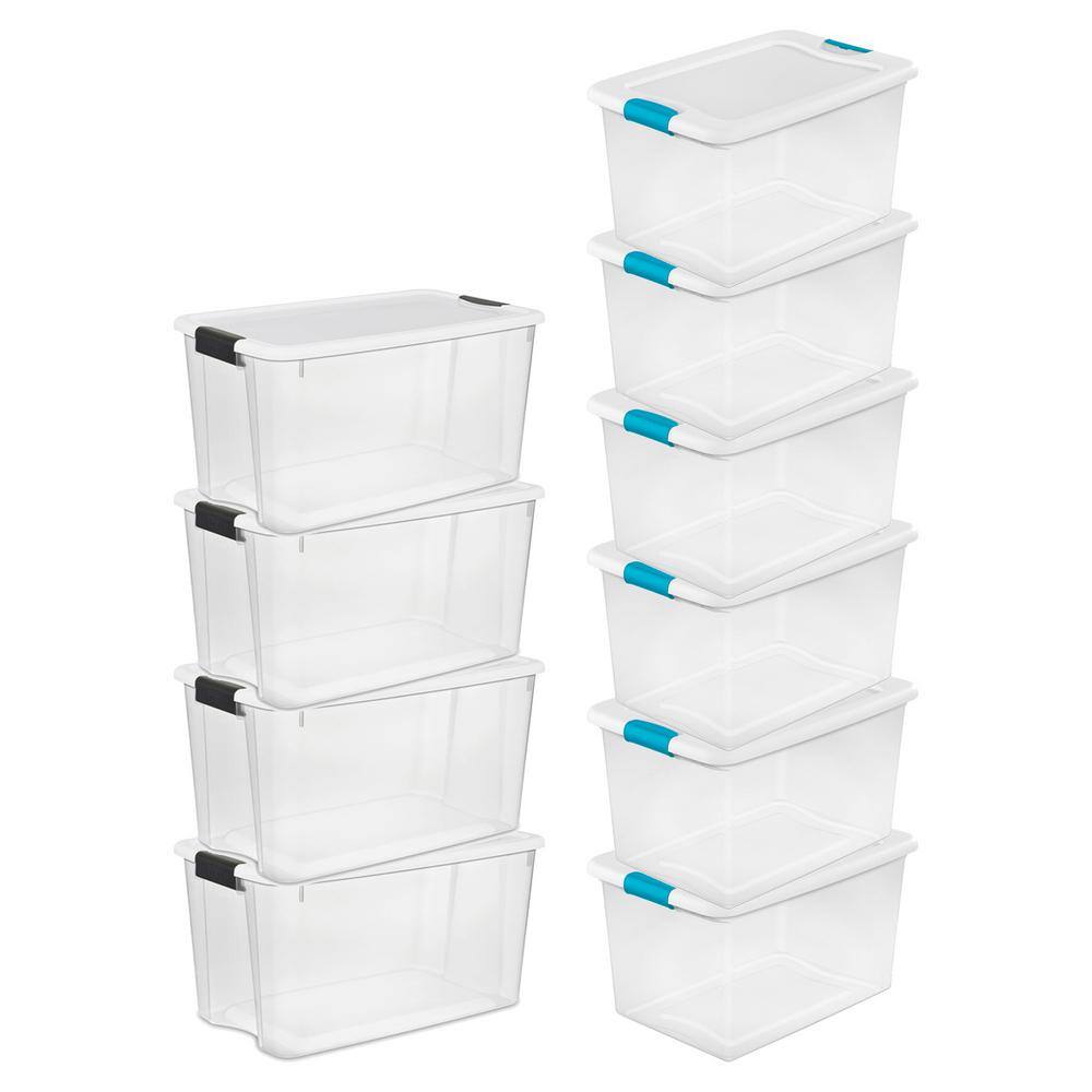 6 Pack /& 64 Qt 4 Pack Container Sterilite 70 Quart Ultra Latch Storage Box