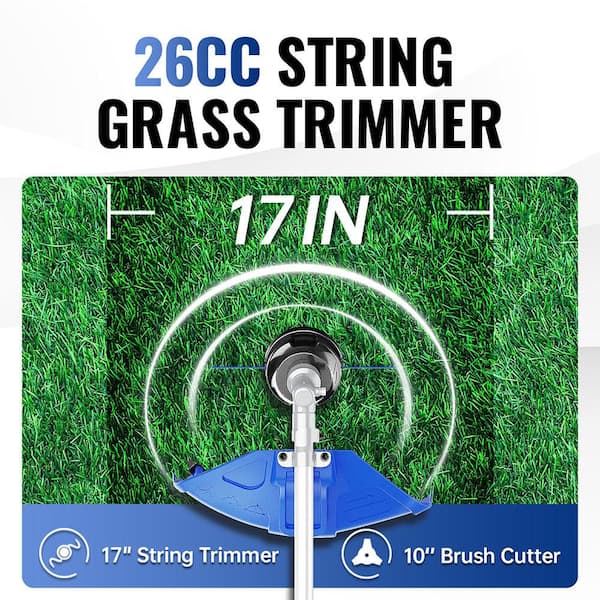 WILD BADGER POWER 26cc Weed Wacker Gas 3 in. 1 String