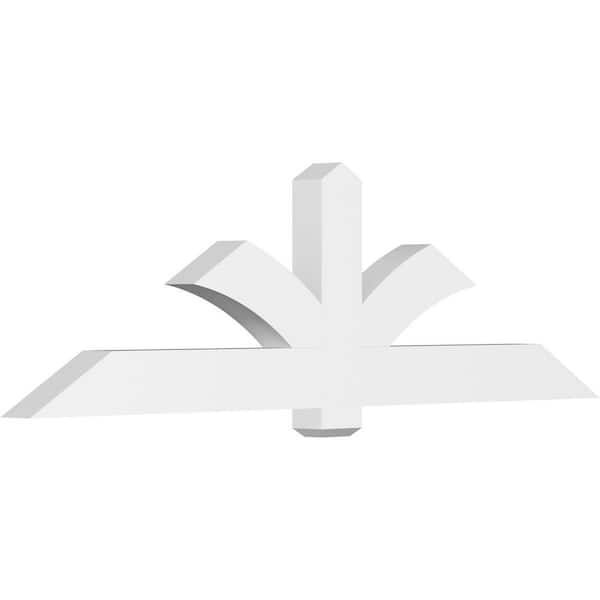 Ekena Millwork Redmond 84 in. W x 24.5 in. H x 4 in. D Signature Polyurethane Bracket