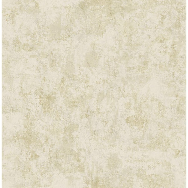 Seabrook Designs Sicily Stucco Metallic Gold and Cream Faux Paper ...