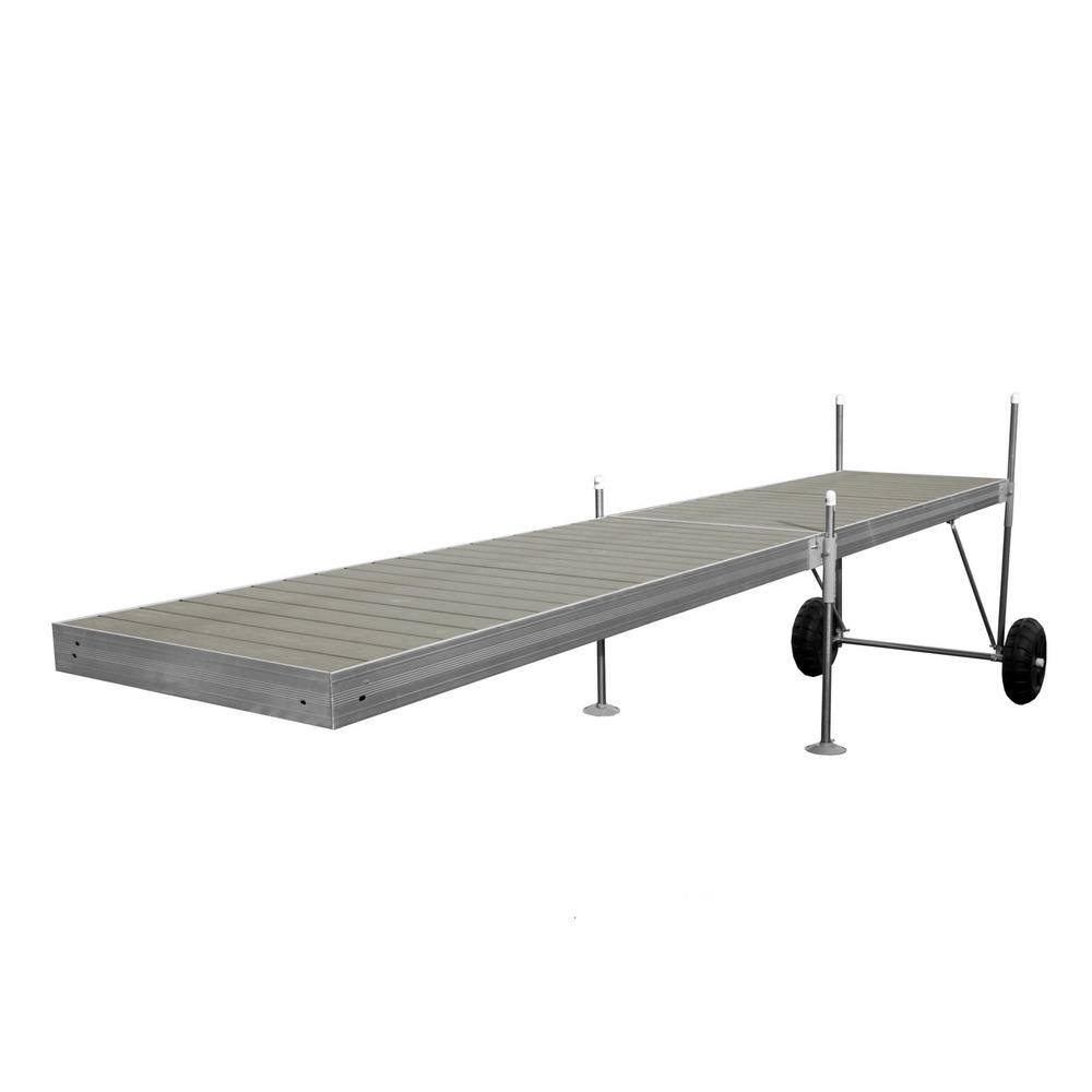 Tommy Docks 20 ft. RollInDock Straight Aluminum Frame with Removable