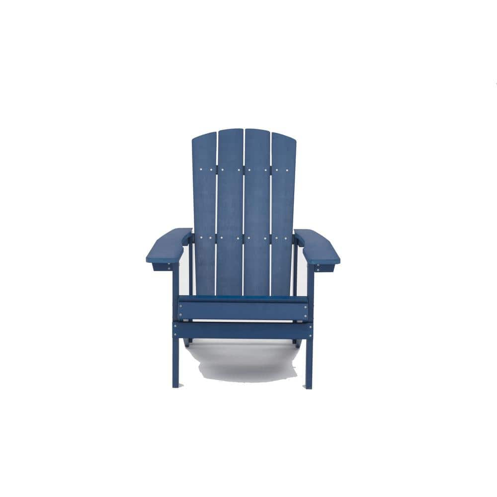 Light Blue Reclining Plastic Adirondack Chair HP CC L The Home Depot   Plastic Adirondack Chairs Hp Cc L 64 1000 