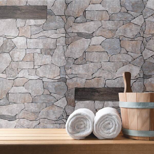 Merola Tile Masia Andorra Gris 10-3/8 in. x 18-3/4 in. Ceramic
