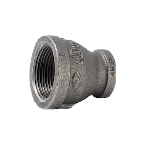 1-1/4 in. x 3/4 in. Black Malleable Iron FPT x FPT Reducing Coupling Fitting