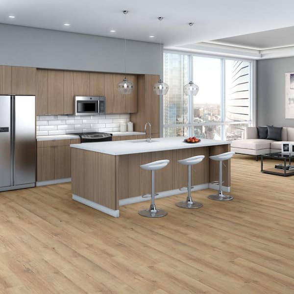 Breckenridge Cascade 12 MIL X 7 in. W X 48 in. L Waterproof Click Lock Vinyl Plank Flooring (18.67 sq. ft./ case )