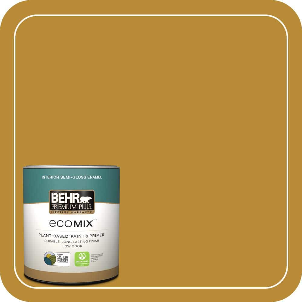 1 qt. #S-H-340 Treasures Semi-Gloss Enamel EcoMix Plant-Based Interior Paint & Primer price history on PriceWatchPro