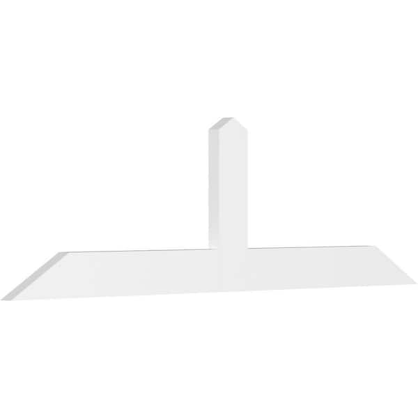 Ekena Millwork Portland 84 in. W x 24.5 in. H x 2 in. D Signature Polyurethane Bracket