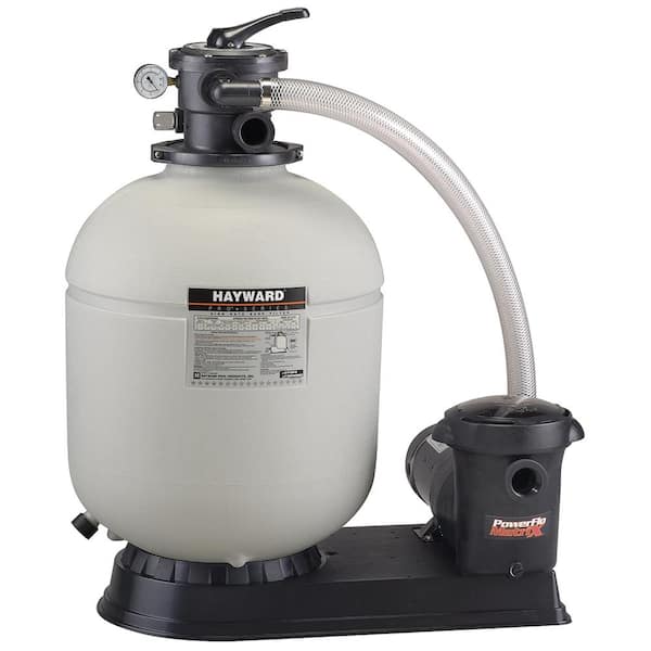 Hayward ProSeries 18 in. Pool Sand Filter System with 1 HP Matrix Pump and Twist Lock Cord