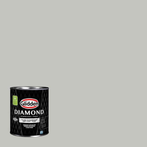 Glidden Diamond 1 qt. PPG0997-2 Felted Wool Eggshell Interior Paint with Primer