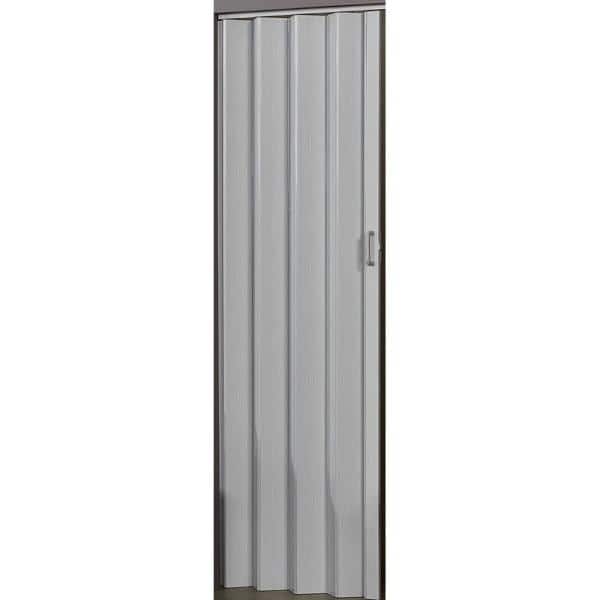 Dove Grey PVC Folding Closet Door 36" x 80"