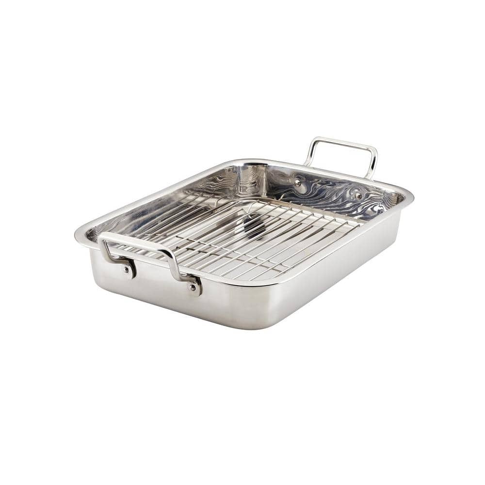 7.8 qt. Stainless Steel Non-Stick Gas and Electric Cooktop Compatible Roast