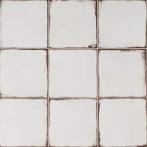 Santa Fe White 7.87 in. x 7.87 in. Matte Porcelain Floor and Wall Tile (11.19 sq. ft./Case)