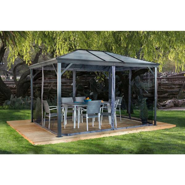 Sojag VENTURA #93D GAZEBO 10 ft. x 12 ft. STEEL ROOF 500-9165142