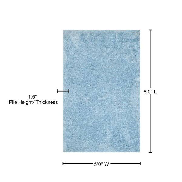 Safavieh Läufer Aus Polypropylen – Slate Blue, 2'5,1 Cm X 8', Weich Und Fusselfrei
