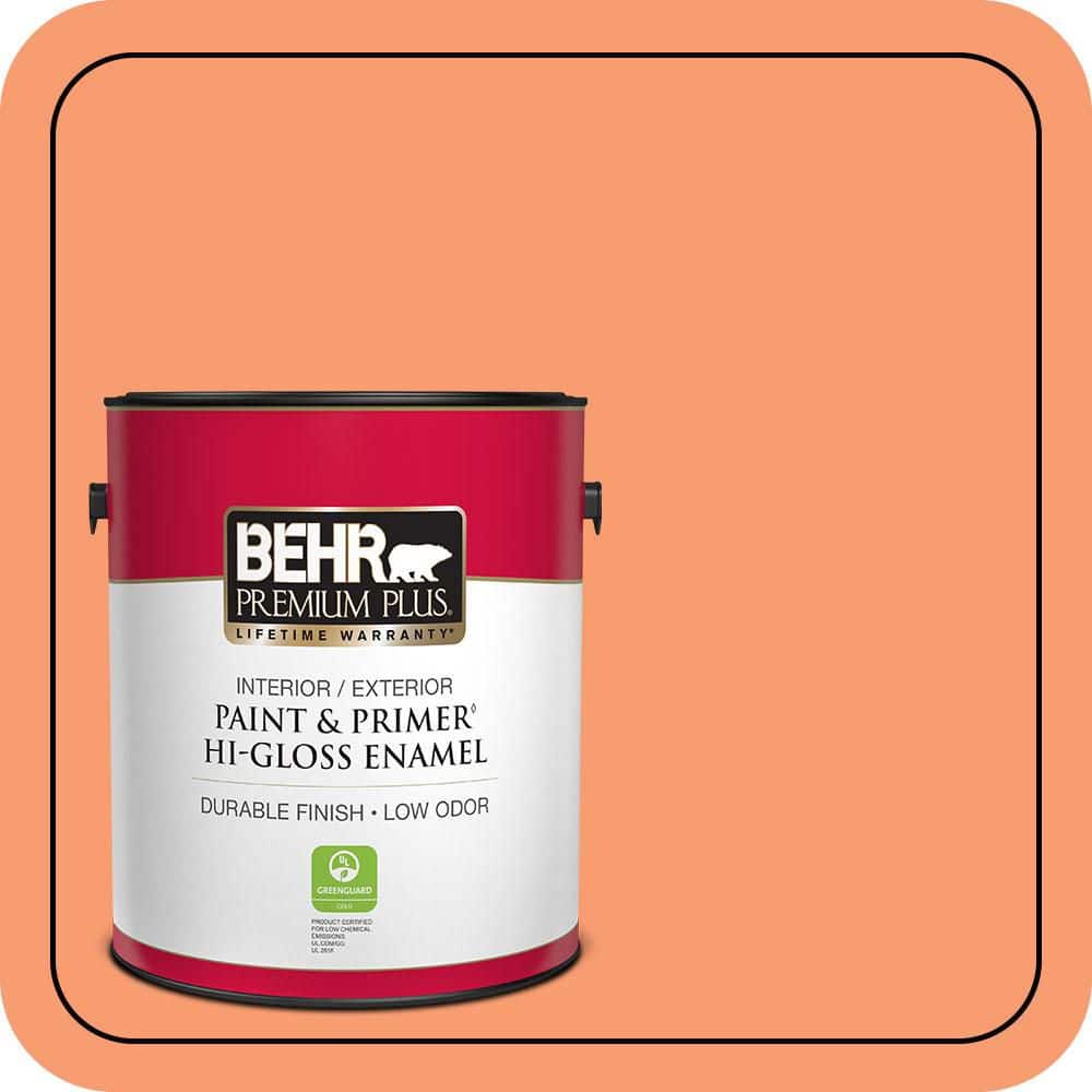 1 gal. #P200-5 Burning Coals Hi-Gloss Enamel Interior/Exterior Paint & Primer price history on PriceWatchPro