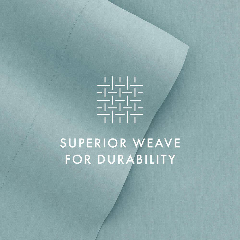 Ocean Blue California King Deep Pocket Microfiber Sheet Set