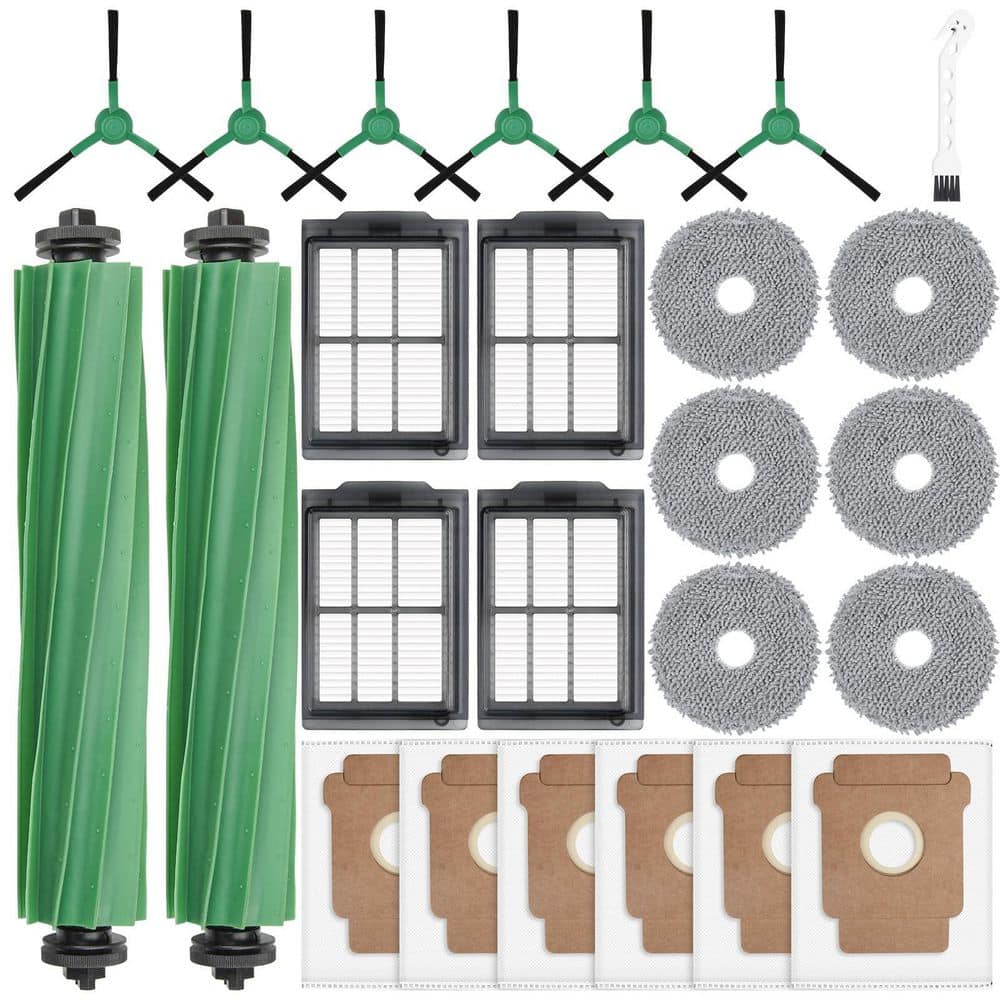 Vacuum Cleaner Replacement Parts Kit (25 pcs) for Roomba Plus 405 Combo 505 Combo 507 Combo Robot price history on PriceWatchPro