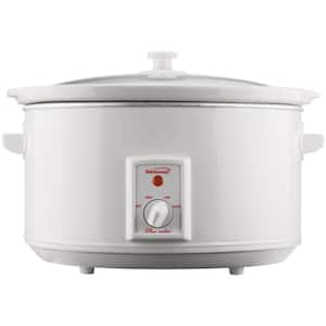 8 Qt. White Slow Cooker