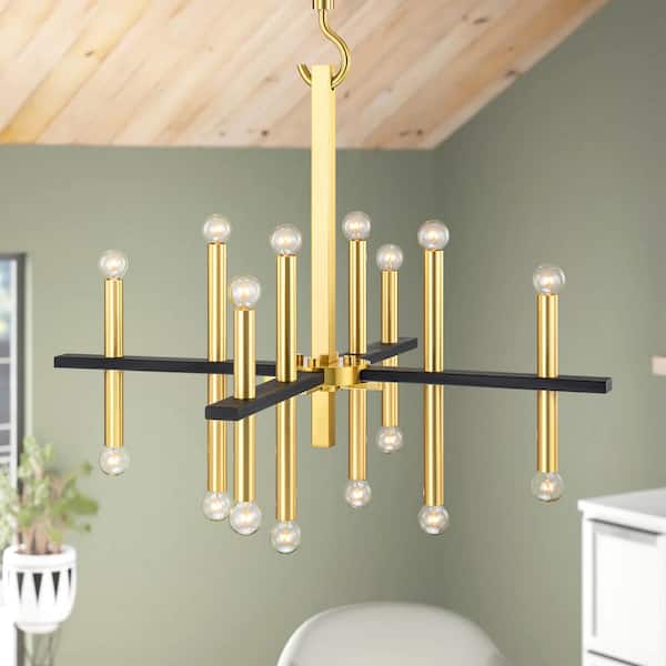 Rennnsan Zachary 16-Light Dimmable Modern Linear Chandelier