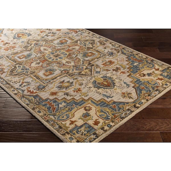 Artemis Denim Medallion 9 ft. x 13 ft. Indoor Area Rug
