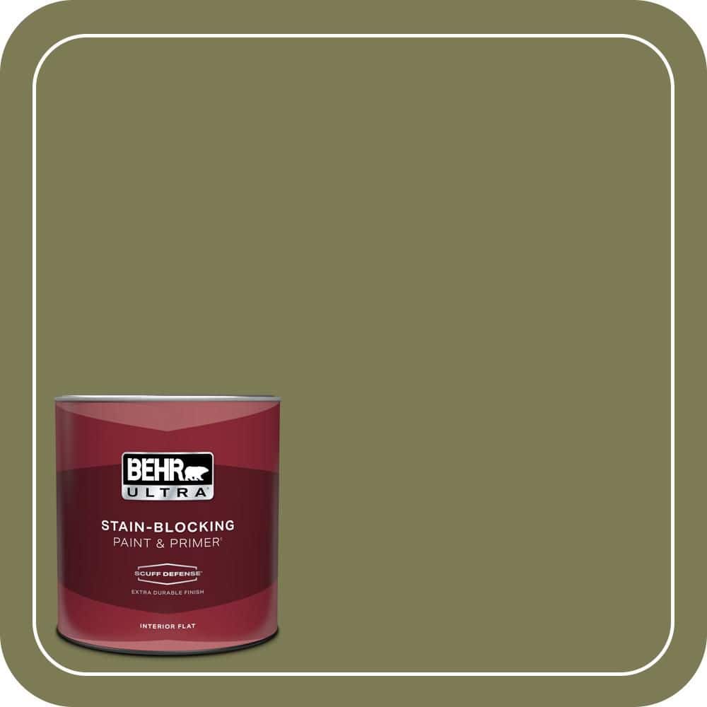 1 qt. #S370-6 Seaweed Salad Extra Durable Flat Interior Paint & Primer price history on PriceWatchPro
