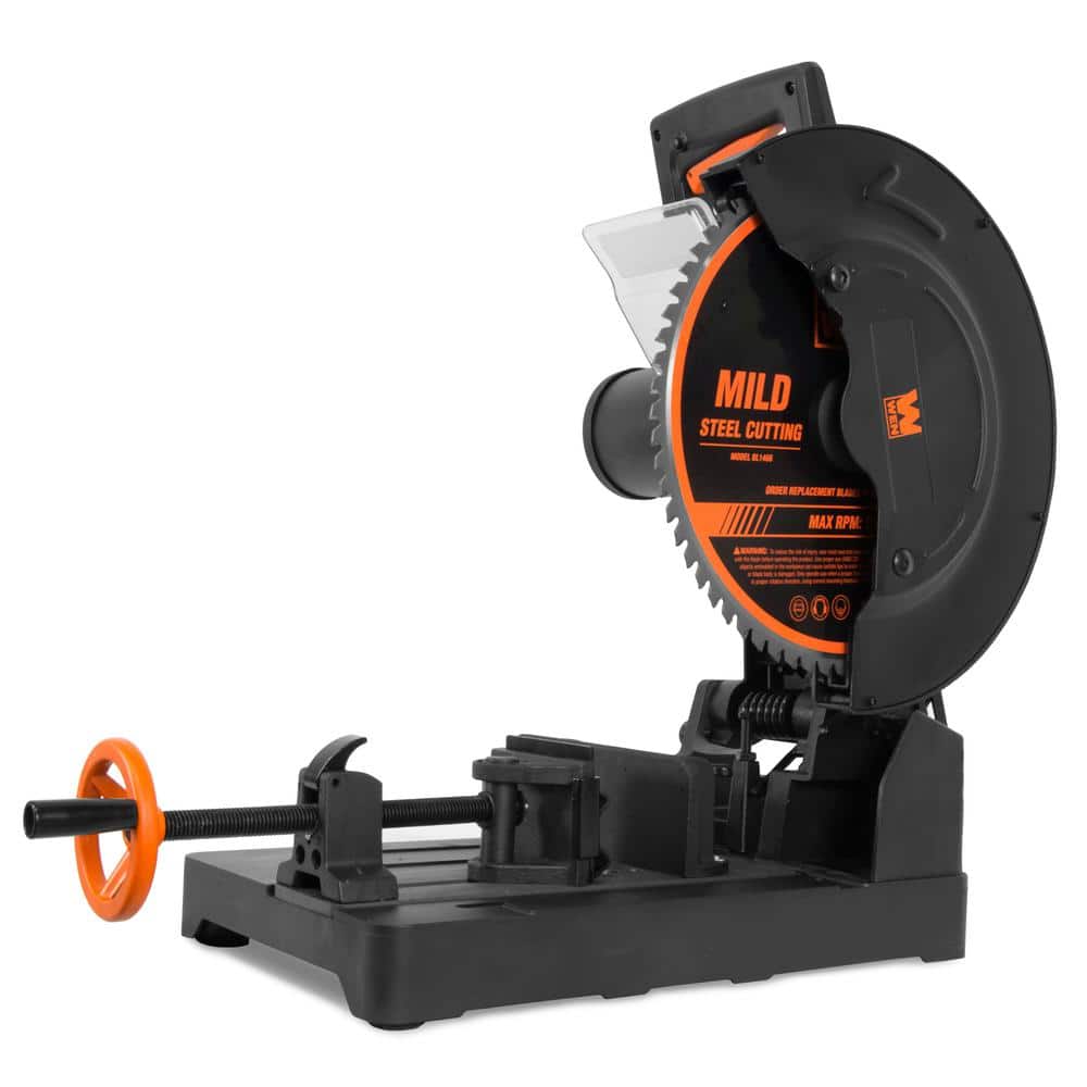 WEN 15 Amp 14 in. Premium Multi-Material Cut-Off Chop Saw with Carbide-Tipped  Metal-Cutting Saw Blade CM1452 The Home Depot