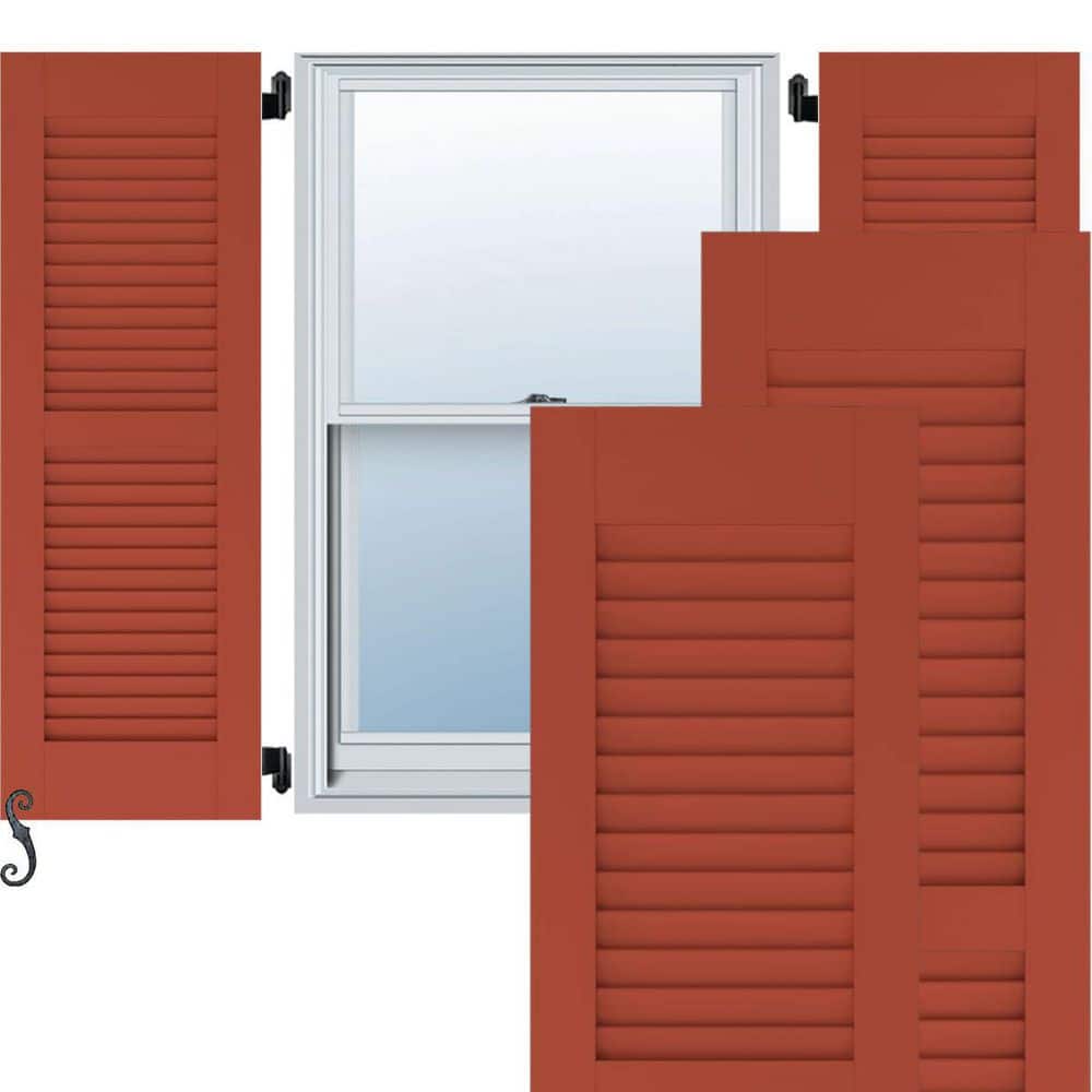 15-in W x 75-in H Americraft Two Equal Louver Exterior Real Wood Shutters (Per Pair), Colorful Leaves price history on PriceWatchPro