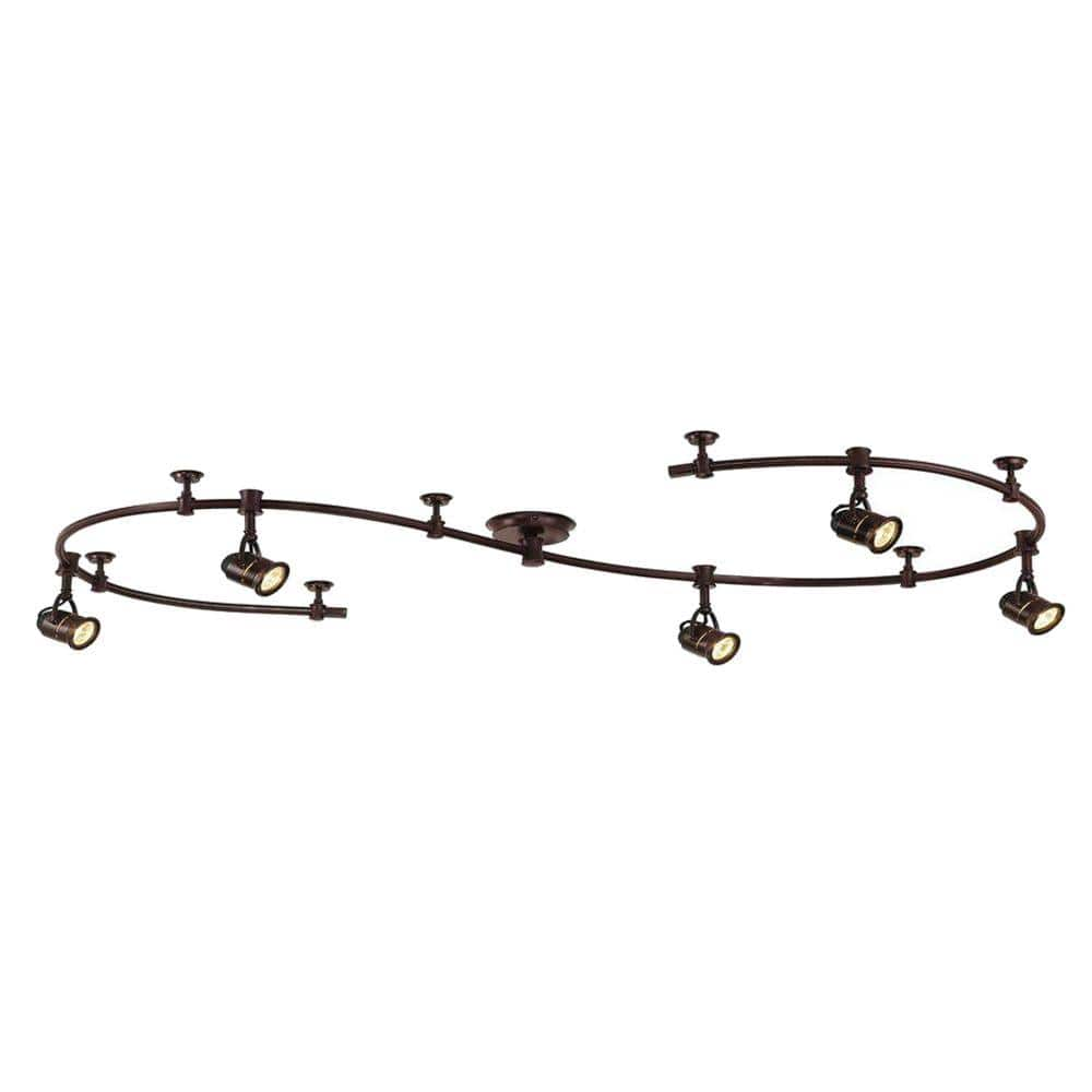 bronze flexible track lighting