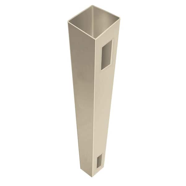 Barrette Outdoor Living 5 in. x 5 in. x 7 ft. Sand Vinyl Fence End/Gate Post