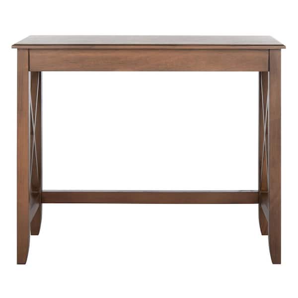 SAFAVIEH Kaytee 35.8 in. Brown Wood Writing Desk