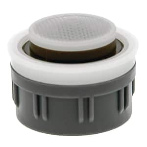 0.35 GPM Mikado Plastic Regular Size Water-Saving Faucet Aerator Insert with Washers