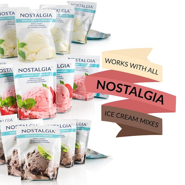 Nostalgia 4-Quart Electric Ice Cream Maker in the Ice Cream Makers  department at