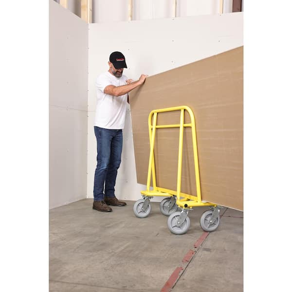 Powder Coated Commercial Drywall Cart with 3000 lb. Capacity