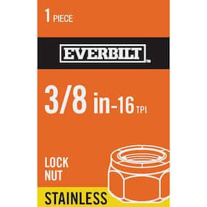 3/8 in.-16 Stainless Steel Nylon Lock Nut