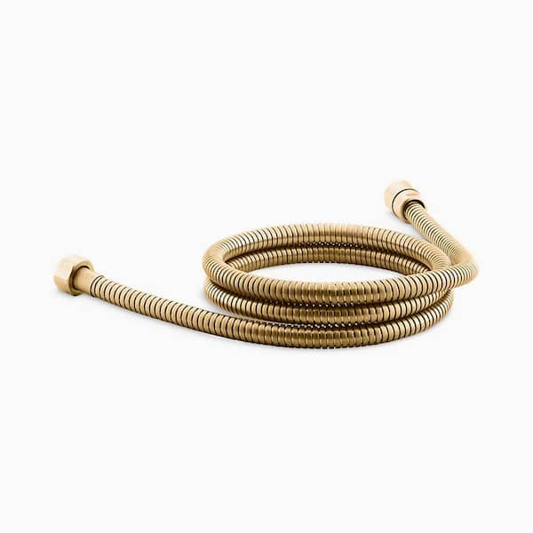 KOHLER MasterShower 60 in. Metal Shower Hose in Vibrant Brushed Moderne Brass