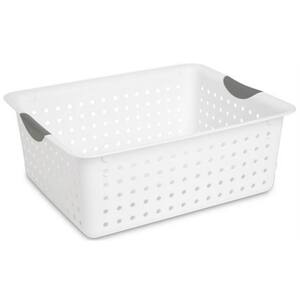 Ultra Storage / Organization Baskets Details about    36 White ea Sterilite # 16268006 Large 