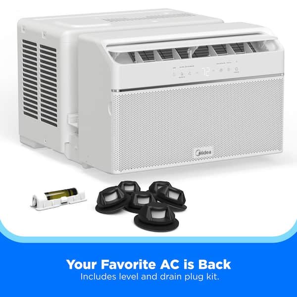 8,000 BTU 115-Volt U Plus Shaped Smart Inverter Window Air Conditioner Wi-Fi, for up to 350 sq. ft. Energy Star