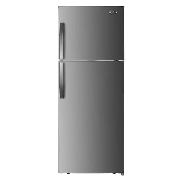 Premium LEVELLA 7.0 cu. ft. Frost Free Top Freezer Refrigerator in Stainless Look