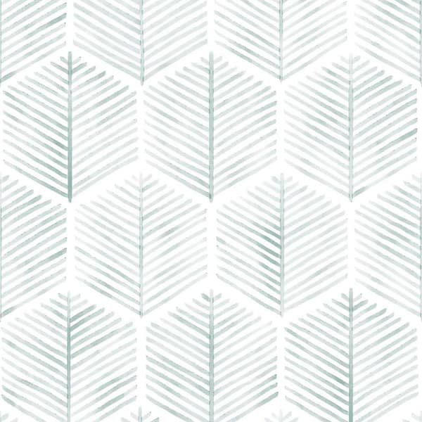 Vsmile Green leaves Vinyl Peel and Stick Wallpaper Roll, Water Resistant Wallpaper (2 Rolls / Covers 28.74 sq. ft.)