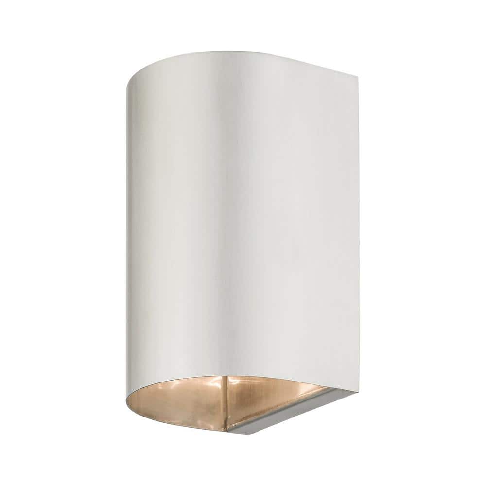 Brushed Nickel Dimmable Direct Wired Electric Sconce