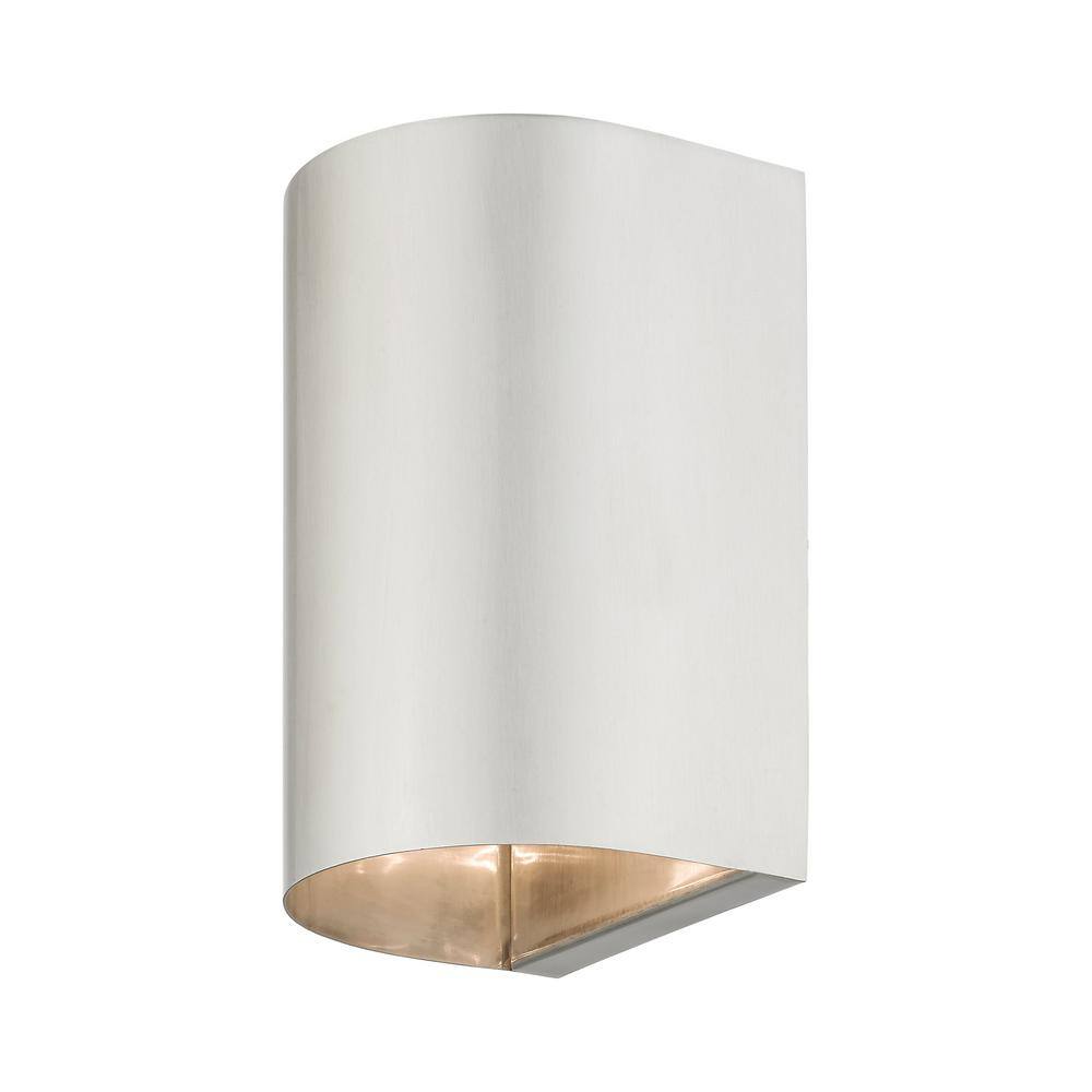 Brushed Nickel Dimmable Direct Wired Electric Sconce