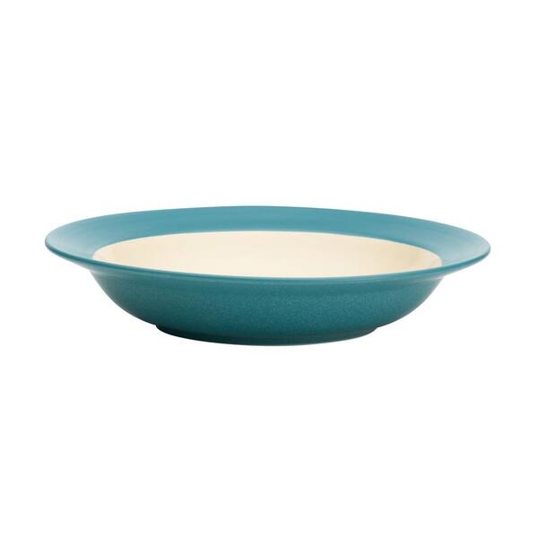 Noritake Colorwave Turquoise Stoneware Pasta/Rim Soup Bowl 8-1/2 in., 20 oz.