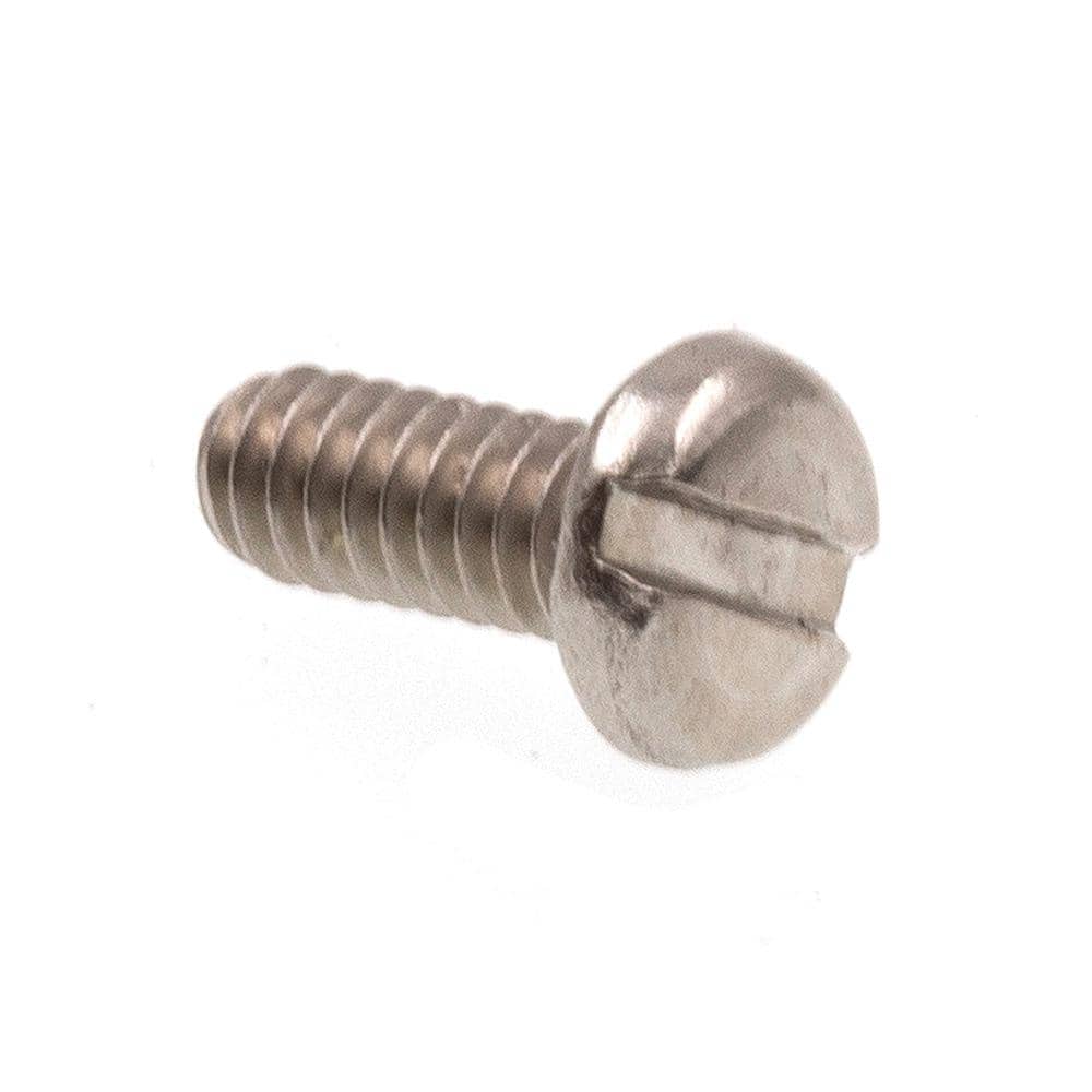 Prime-Line #3-48 x 1/4 in. Grade 18-8 Stainless Steel Slotted Drive Pan Head  Machine Screws (25-Pack) 9134194 The Home Depot