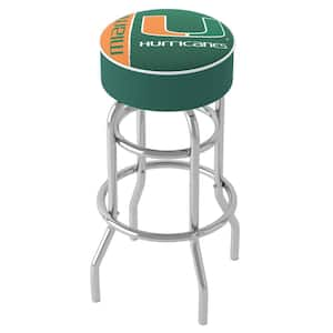 Dallas Mavericks Fade 31 in. Blue Backless Metal Bar Stool with Vinyl Seat