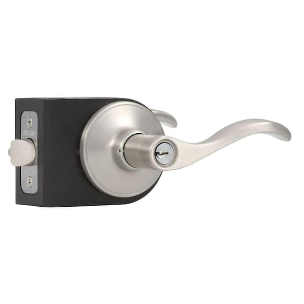 Defiant Naples Satin Nickel Keyed Entry Door Lever